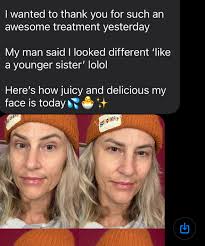 Instant results with the natural lift facial 😍 #glow #facial #tropic