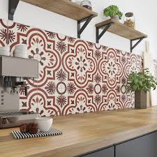 Une Credence En Carreaux De Ciment Avec Images Carreau De Ciment Cuisine Carreaux De Ciment Carrelage Mural Cuisine