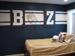 Sports themed sports wall painting ideas. Wall Murals Decals Sports Themed Interiors Football Bedroom Boys Bedrooms Football Rooms
