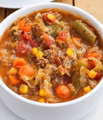 My Mom S Old Fashioned Vegetable Beef Soup Recipe Homemade Vegetable Beef Soup Soup With Ground Beef Ground Beef And Cabbage