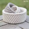 Crochet basket pattern scrap buster crochet baskets. 1