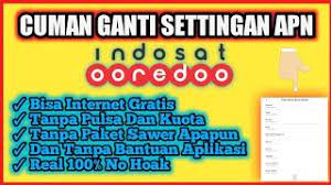 Secara otomatis kuota internet gratis sebesar 1 gb akan dikirimkan; Terbaru Internet Gratis Indosat Hanya Dengan Mengganti Settingan Apn Youtube