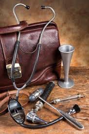 Maletin Asistencial Vintage Medical Medical Instruments Stethoscope