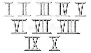 Tatuajes de números romanos en el brazo muñeca hombro significados consejos y como asegurarte que es el número correcto. Numeros Romanos Dibujados Mano Del Vector Ilustracion Del Vector Ilustracion De Drenaje Caracteres 47783966