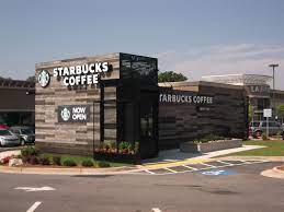 The New Starbucks Drive Thru I Marietta Ga Cafe Exterior Coffee Shop Signage Retail Architecture