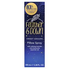The fiber is silky smooth and ultra thin to mimic the feel of feather and down. Feather Down Sweet Dreams Pillow Spray With Calming Lavender And Chamomile Essential Oils 100ml Sainsbury S