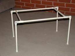 Our table is glued together and the pipes are inserted into the connectors (so there is some overlap), but here is our best estimate on the dimensions. Pin On Crafts Diy