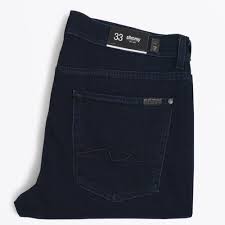 7 For All Mankind Slimmy Luxe Performance Tonal Jeans Dark Blue
