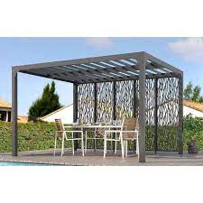 Check spelling or type a new query. Pergola Bioclimatic Orientable Blades 11m2 And Brise Vue Facade 3 6m