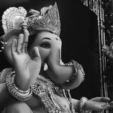 Hd Wallpaper Black And White Ganpati Bappa Instagram Images Pin On Lord Shri Ganesh