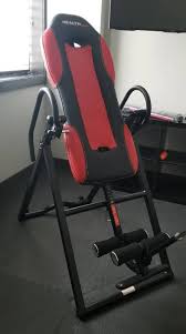 Experience the benefits of advanced inversion technology while enjoying the soothing effects of vibrating massage & isolated heat therapy. Health Gear Inversion Table With Vibro Massage And Heat Executive Relocation Moving Sale K Bid