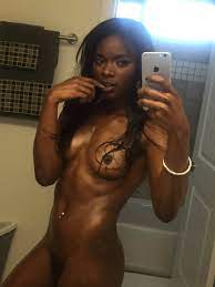 Selfie ebony nude