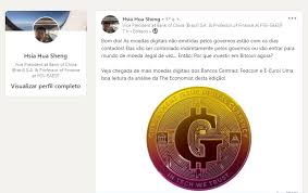 To any other bank in the world. Criptomoedas Estao Com Os Dias Contados Diz Vice Presidente Do Bank Of China Brasil