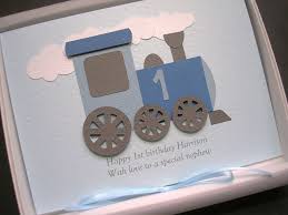1st First Birthday Card For Boy Personalised Name Gift Boxed Son Grandson Godson First Birthday Cards Birthday Cards For Boys Card Making Birthday