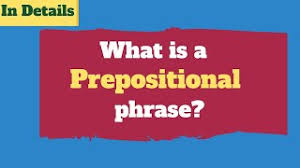 A preposition draws a relationship between a common prepositional phrase examples include about, after, at, before, behind, by, during, for. Prepositional Phrases In English Grammar Youtube