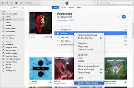 Delete A Song From Itunes Library Apple Music Music Library Music Playlist