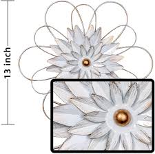 Maybe you would like to learn more about one of these? Buy Hogardeck Metal Flower Wall Decor 13 Metal Floral Wall Decoration For Bedroom Living Room Bathroom Kitchen Outdoor Wall Art Online In Vietnam B08hsvs358