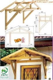 Auvent En Bois A Prix Discount Auvent En Bois De Fenetre Et Porte 2 Pans Mar2peco Diy Porch Front Door Awning Door Awnings
