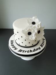 Check out our female 40th birthday selection for the very best in unique or custom, handmade pieces from our clothing shops. Small Black And White Anemone Cake White Birthday Cakes Small Birthday Cakes Birthday Cakes For Women