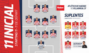 Atlético de madrid could not have asked for a better start to the campaign after having won their first 2 matches in good form. Club Atletico De Madrid Web Oficial Here S Our Starting Eleven Vs Villarreal