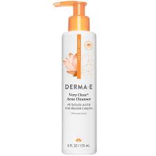 Very Clear Acne Cleanser 6 Ounces Liquid By Derma E At The Vitamin Shoppe