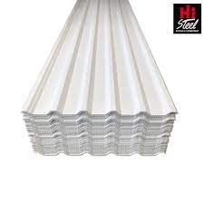 Atap Alderon 10mm X 83cm X 4m - White Doff » Hi Steel