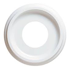 Hampton Bay 10 In White Smooth Ceiling Medallion 82245 The Home Depot Useful In 2020 Plastic Ceiling Ceiling Medallions Smooth Ceiling