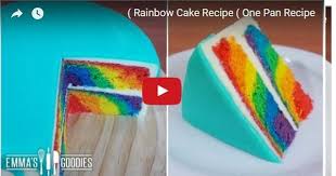 Rainbow Cake Recipe One Pan Recipe