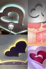 ديكورات جبس بورد للغرف على شكل قلب بلمسات عصرية board decoration decor design