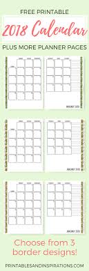 Happy Kitchen 2018 Calendar Planner Printables Free Printable Calendar Monthly Planner Meal Planner Printable Planner Cover Life Planner Printables Planner