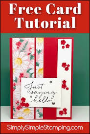 Card making tips card making tutorials card making techniques making ideas scrapbooking technique timmy time stampin up anleitung diy card making tutorials are free online classes for card makers and are available permanently by simply going to the website card making magic and. A Free Fun Fold Card Tutorial You Ll Love To Get Simply Simple Stamping Fancy Fold Card Tutorials Fun Fold Cards Card Tutorial
