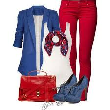 Red White And Blue Outfit Navy Blue Outfit Royal Blue Outfits Fashion