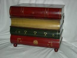 59 Faux Book Stack End Table Lot 59 Stack Of Books End Tables Table