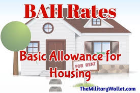 2017 Bah Rates Current Basic Allowance For Housing Rates