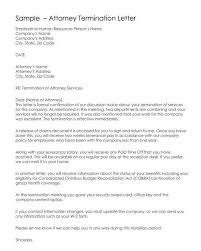 Business cover letter format elegant severance letter template fresh. Attorney Lawyer Termination Letter Guide And Free Templates