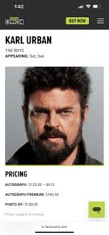 Karl Urban at Toronto Comic Con