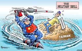 The Cartoon - China's military drill. Today's cartoon by Paresh Nath. More  cartoons: https://buff.ly/3U2y010 #Taiwan #China #XiJinping | Facebook