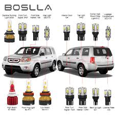 2003 2018 Honda Pilot Ex L Bulb Size Guide Boslla