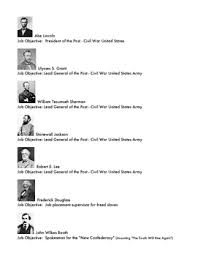 civil war resume project by jon perry