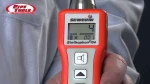 The aquaphon a200 professional from sewerin is simply the most advanced and complete acoustical water leak detector ever developed. Sewerin Stethophon 04 By Pipe Tools Inc Youtube