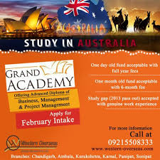 Study At Grand Academy Australia One Day Old Funds Accepted With Full Year Fees One Month Old Fund Accepted With Work Experience How To Apply One Month Old