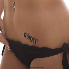 10 x Horny Stamp Tattoo - Black Lettering Small - Sexy Kinky Fetish Tattoo  (10) : Amazon.de: Beauty