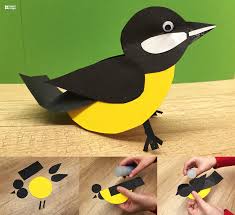 Easy Paper Magic Animal Craft Ideas For Kids Step By Step Step By Step Ideas Paper Animal Crafts Bird Crafts Easy Paper Crafts