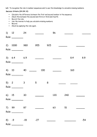 Worksheets labeled with are common core standards aligned and accessible to pro subscribers only. Number Sequencing Calculating Missing Numbers Teaching Resources