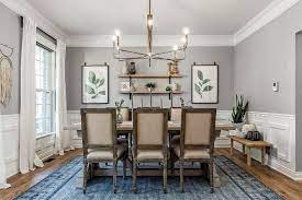 If you often have a houseful of guests, start searching for beautiful dining room lighting and paint color. 44 Top Modern Country Dining Room Design Dining Room Design Dining Room Remodel Dining Room Paint