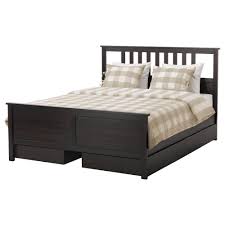 Hemnes Bed Frame With 4 Storage Boxes Black Brown Luroy Standard Double Hemnes Bed Bed Frame With Drawers Ikea Hemnes Bed