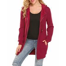 Aujourd'hui sur rakuten, 7464 veste femme a capuche vous attendent au sein de notre rayon. Femmes Long Zip Sweats A Capuche En Molleton Veste Legere Tunique Sweat Avec Poches Kangourou Ypc1y Taille 40 Rouge Cdiscount Pret A Porter