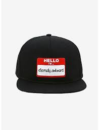 Hello I M Eternally Awkward Snapback Hat Black Snapback Hats Snapback Hats Vintage Style Outfits Retro