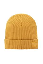 Ribbed Cap With Label Cotton Hat Cotton Beanie Cotton
