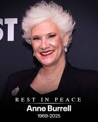 Yes chef T RESTINPEACE РЕАСЕ REST IN Anne Burrell 1969-2025